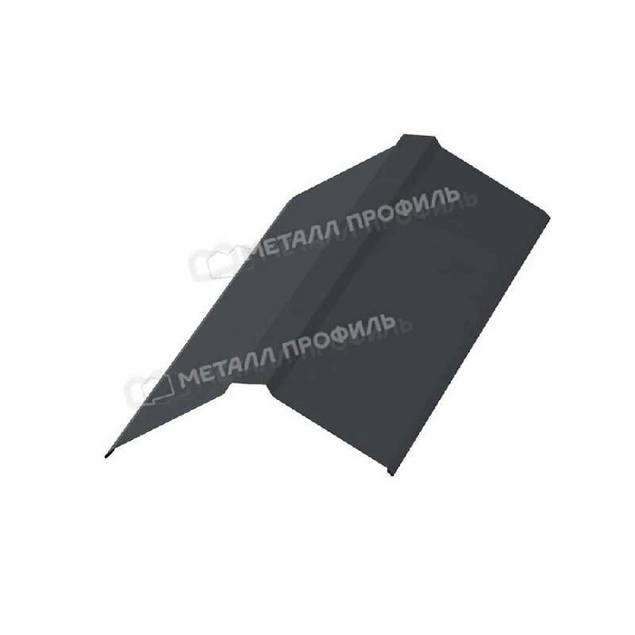 Планка конька плоского 120х120х2000 (ОЦ-01-БЦ-0.45)